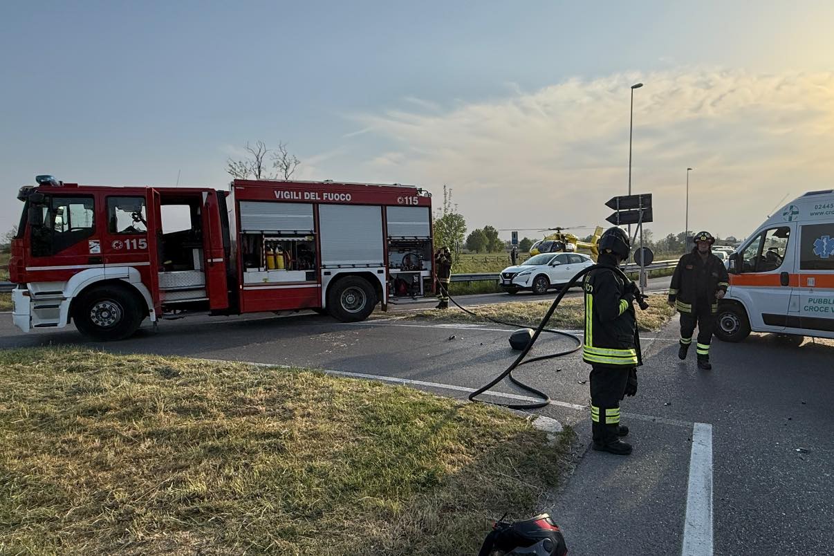Grave incidente sulla Vigevanese