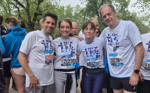 La maratona di Simone per aiutare la ricerca