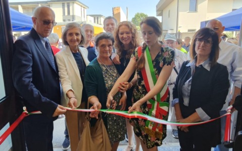 Taglio del nastro per il rinnovato bocciodromo comunale