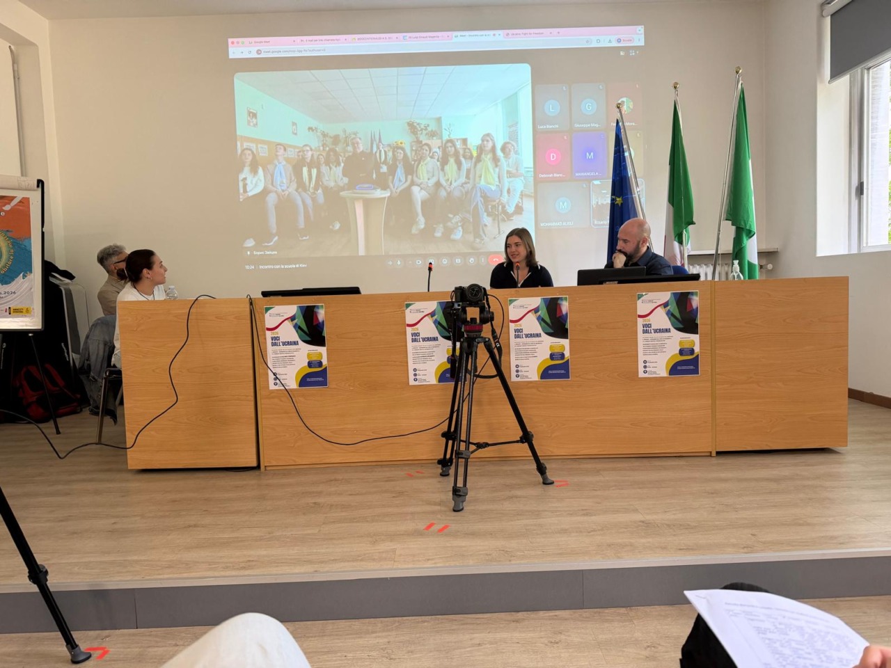 Studenti in collegamento con Kyiv: confronto Italia-Ucraina su guerra e libertà