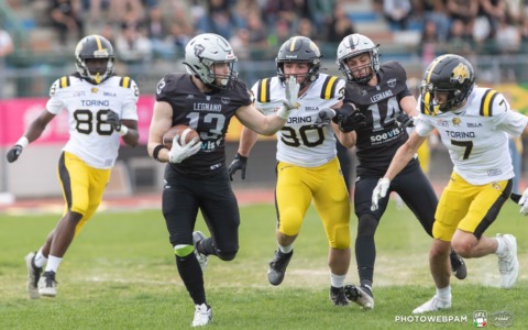 I Frogs Legnano tornano alla vittoria: Giaguari Torino battuti 28-21