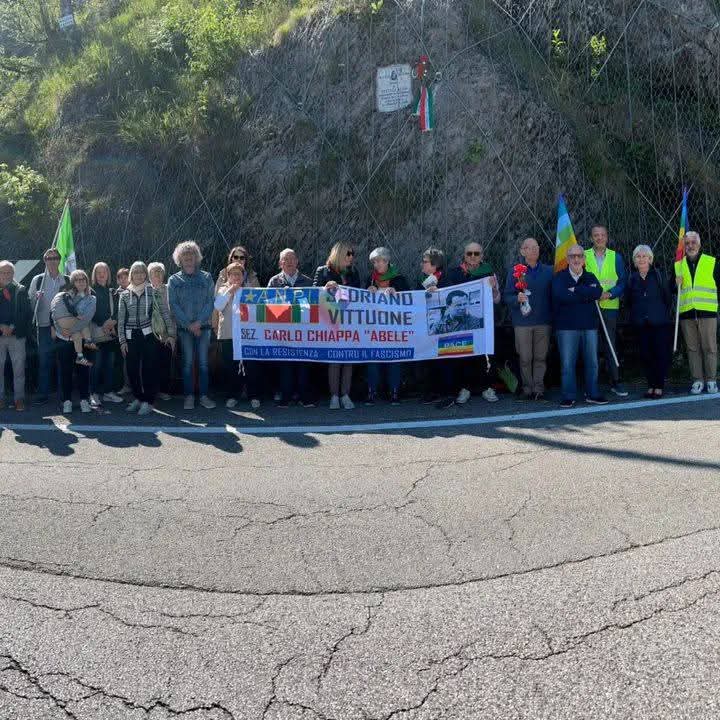 A Lezzeno per rendere omaggio ai partigiani vittuonesi Restelli e Pozzi