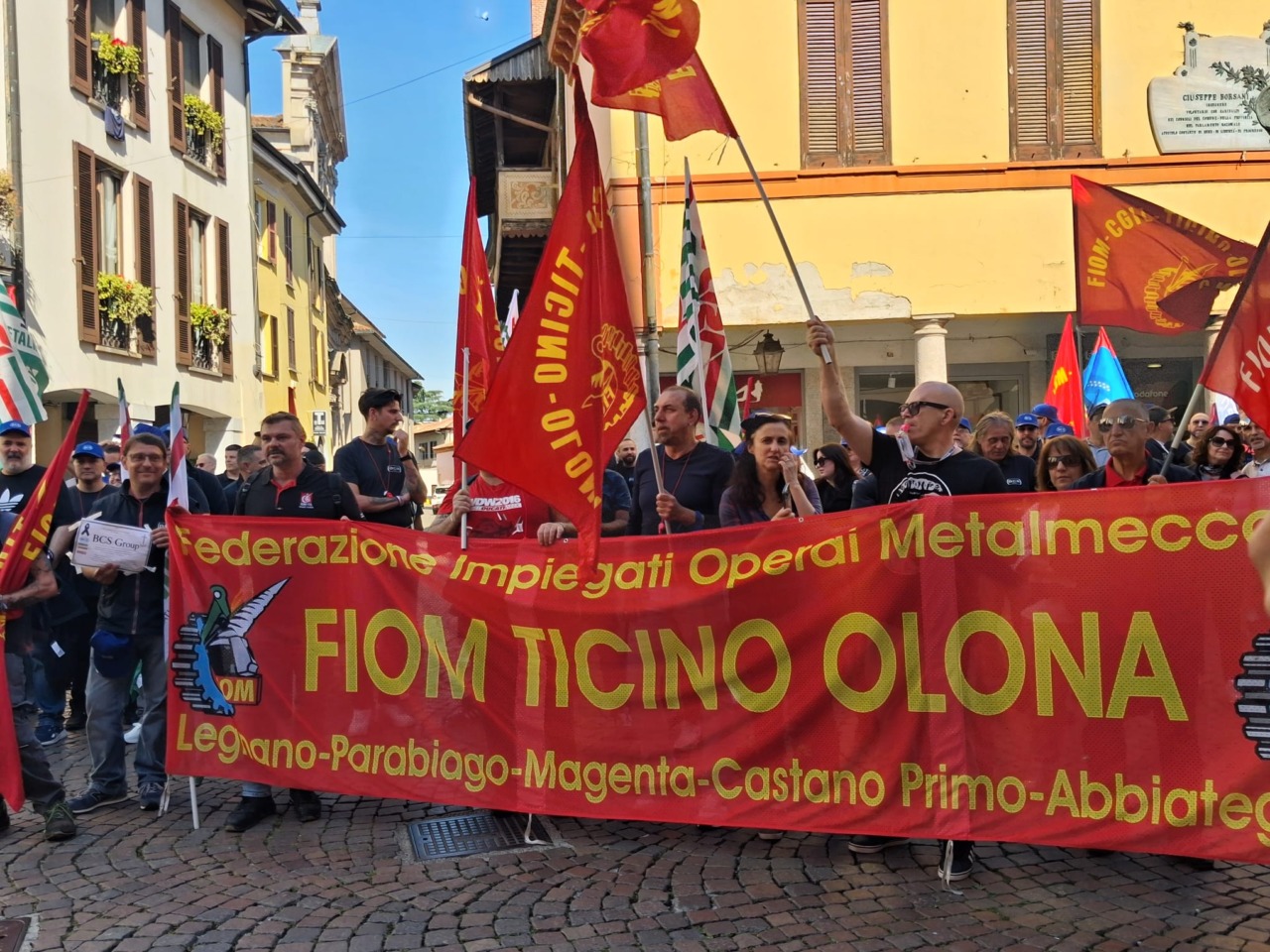 Sciopero BCS Abbiategrasso