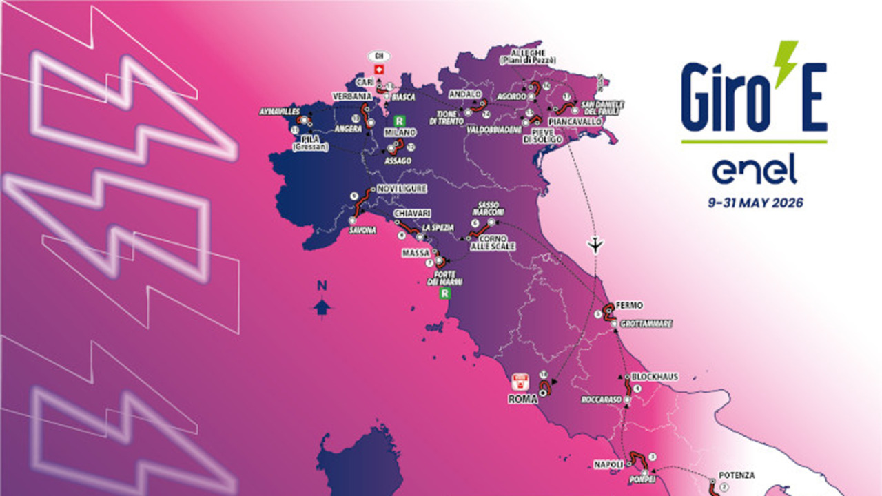Giro-E Enel 2026: la 12ª tappa parte da Assago
