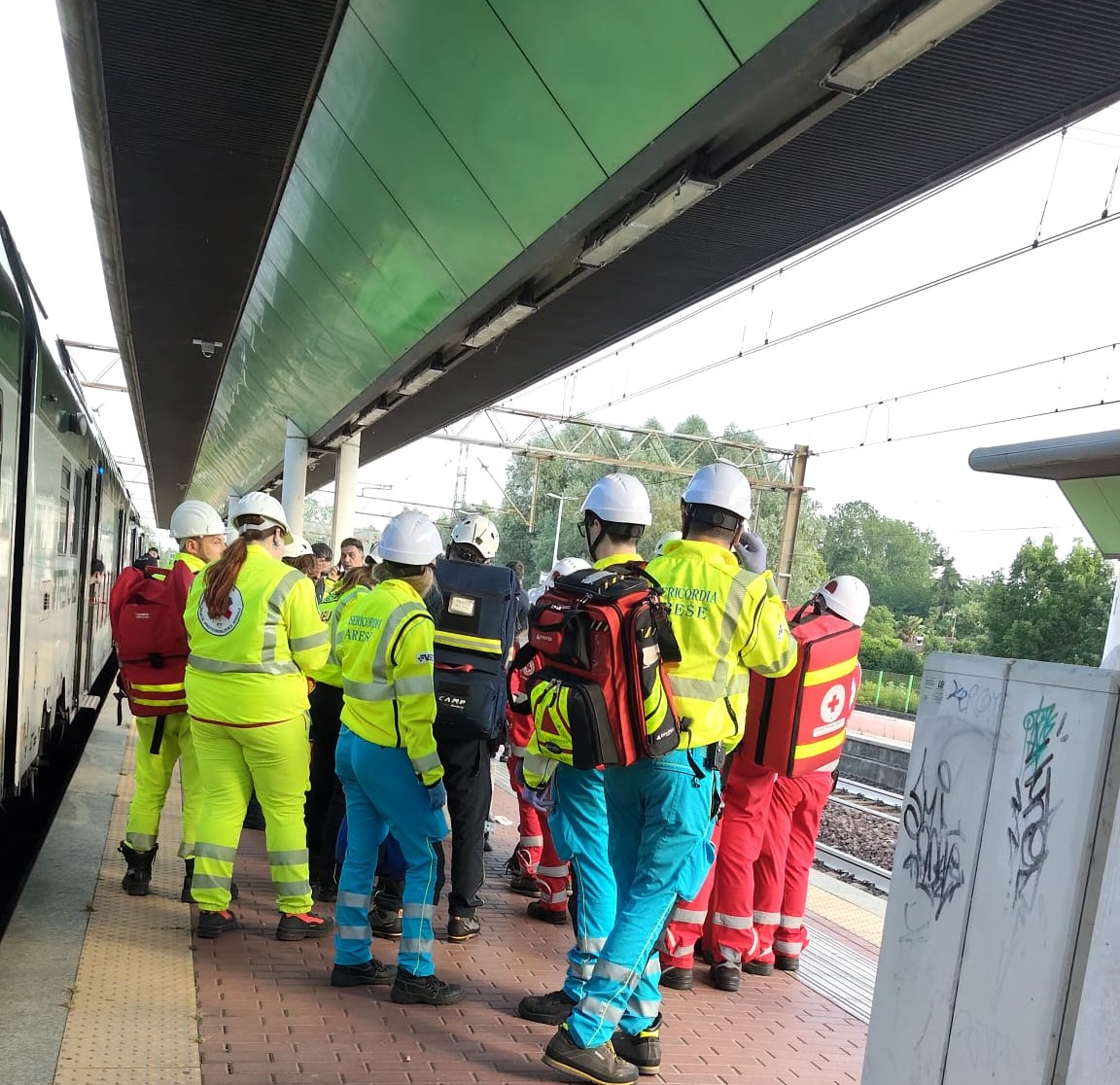 Violenta aggressione alla stazione “Garbagnate Parco delle Groane”