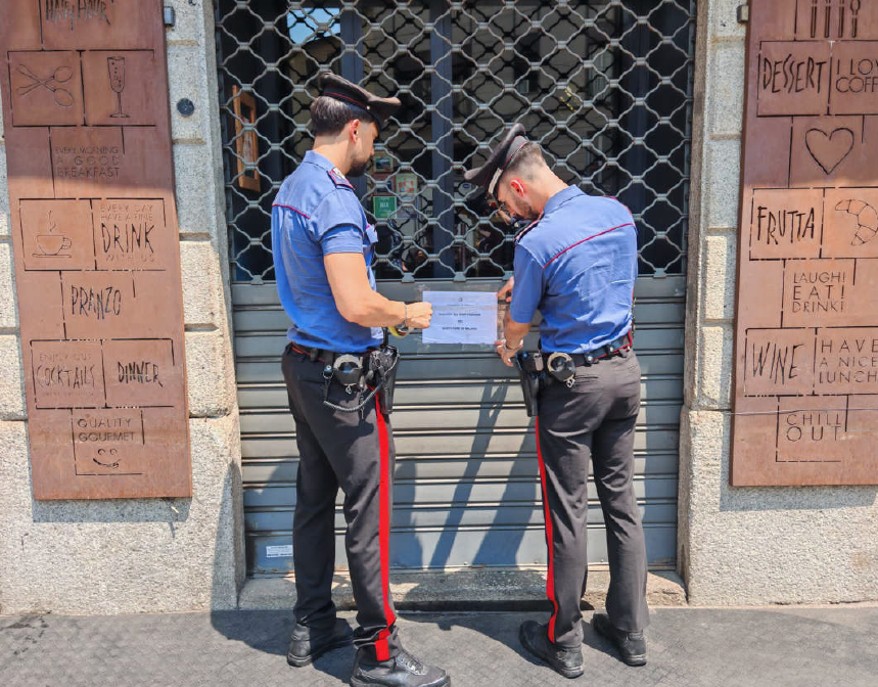 Il Questore sospende la licenza del locale