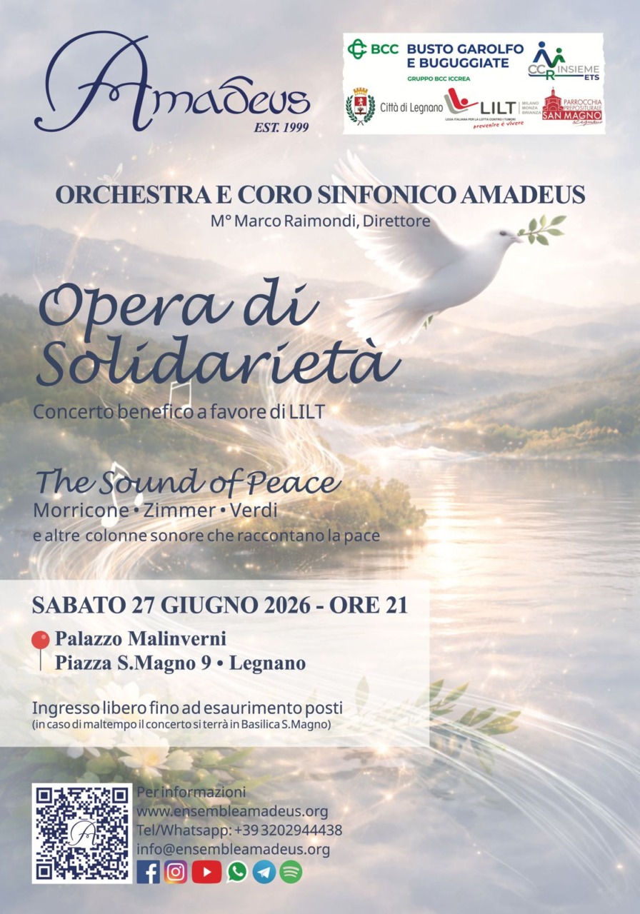 A Legnano in scena musica e solidarietà con “The Sound of Peace”