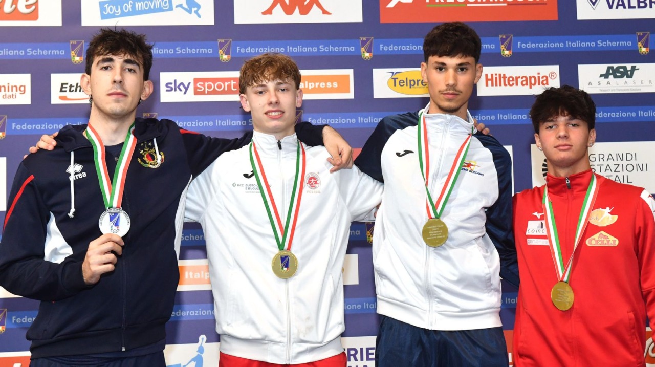 Campionati Italiani Cadetti e Giovani: il legnanese Andrea Colombo oro nella spada maschile