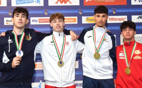 Campionati Italiani Cadetti e Giovani: il legnanese Andrea Colombo oro nella spada maschile