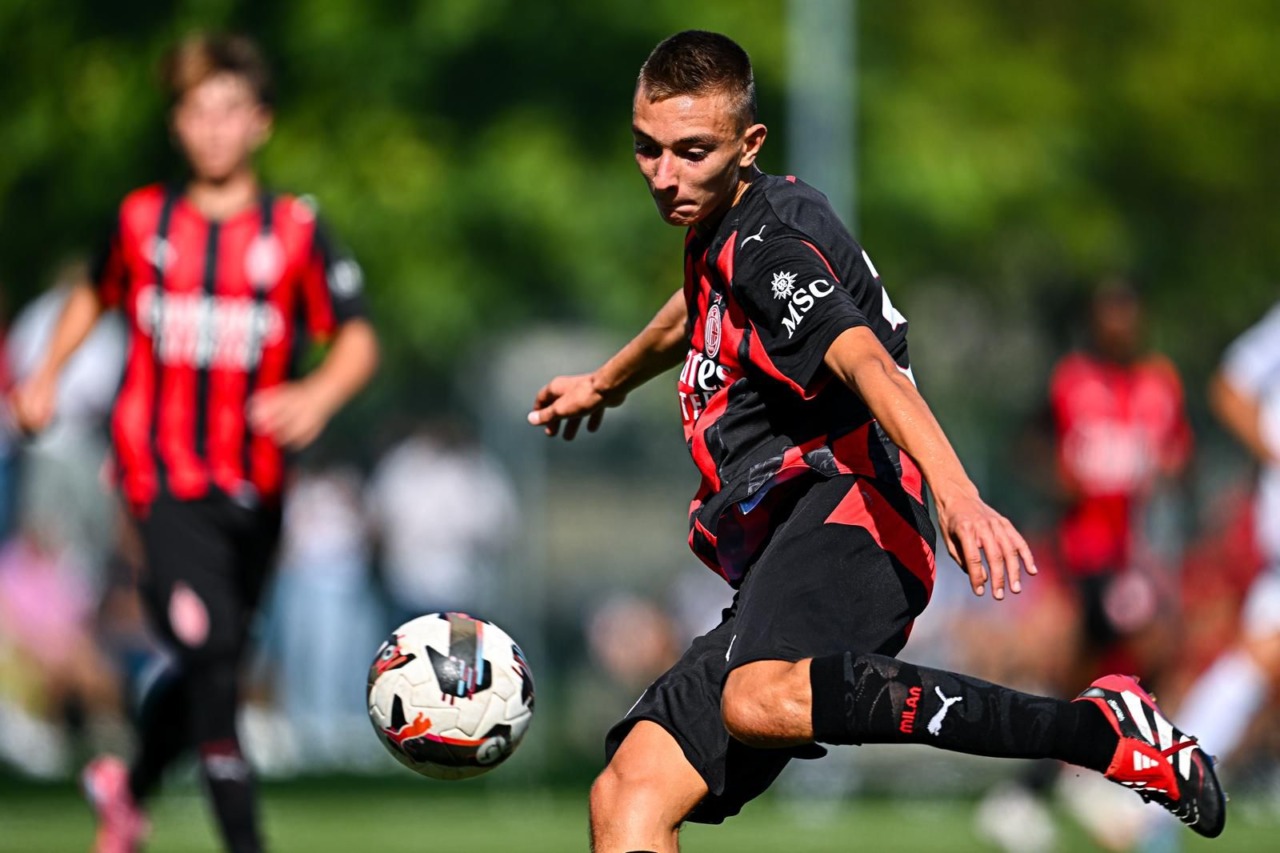 Giuseppe Zappia campione d'Italia Under 15 con il Milan