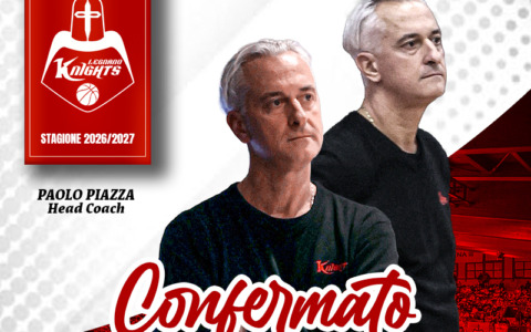 Paolo Piazza confermato coach dei Legnano Knights