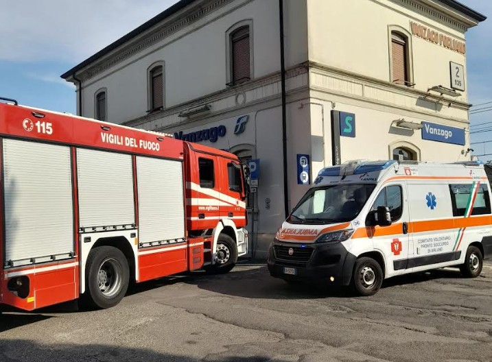 Dramma alla stazione di Vanzago, un uomo finisce sotto un treno merci