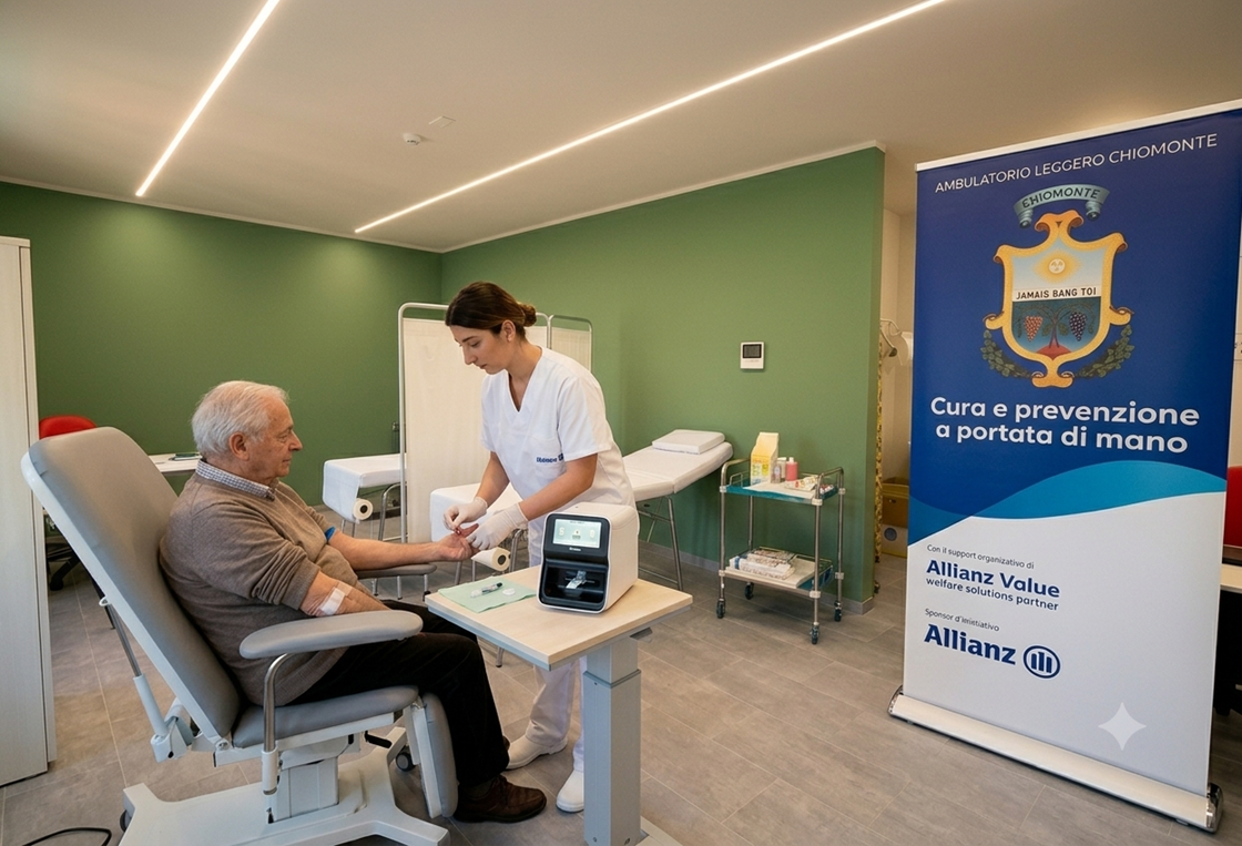 Allianz porta la telemedicina in Val di Susa: attivato a Chiomonte un nuovo modello di ambulatorio leggero