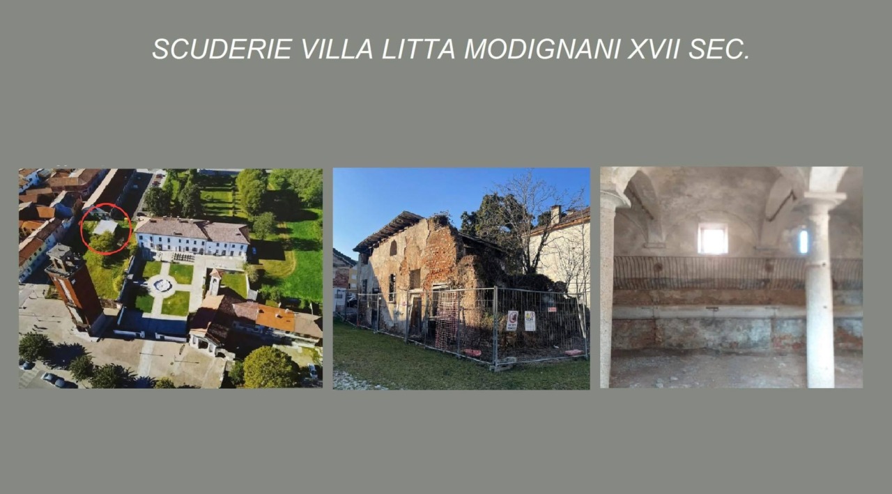 Le Ex Scuderie come futura biblioteca comunale e il Parco di Villa Litta al centro del progetto di riqualificazione