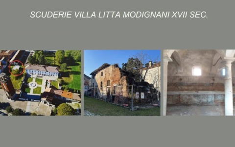 Le Ex Scuderie come futura biblioteca comunale e il Parco di Villa Litta al centro del progetto di riqualificazione