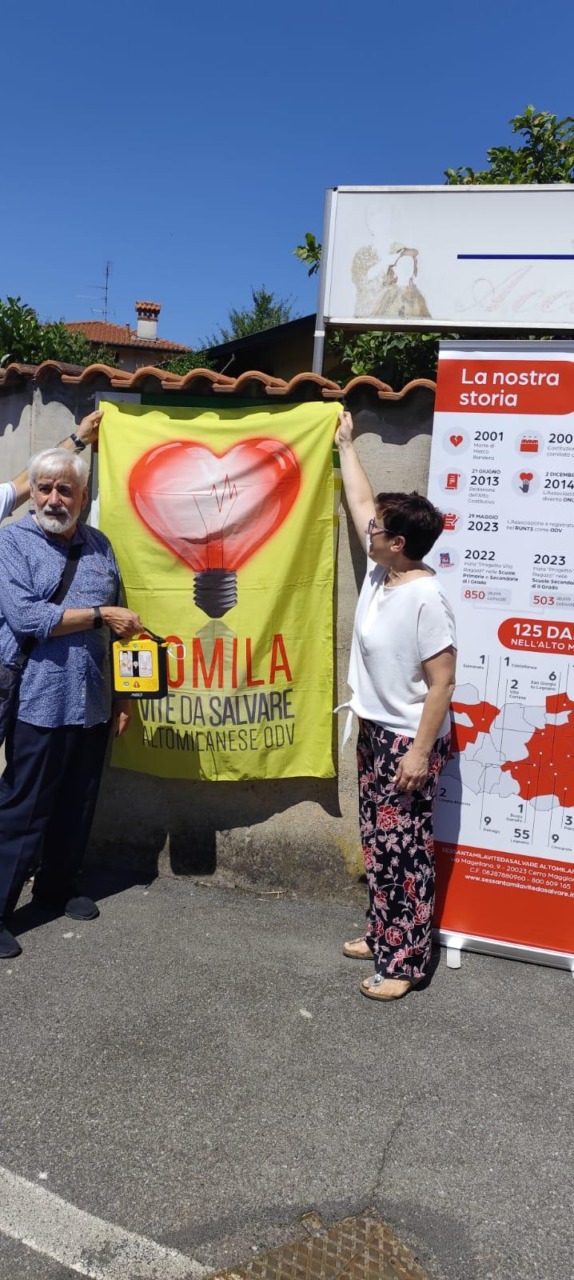 Il ricordo della maestra Franca diventa un defibrillatore per salvare vite