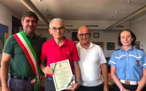 Il grazie ad Alcide Guenzi, il “super” Nonno Vigile