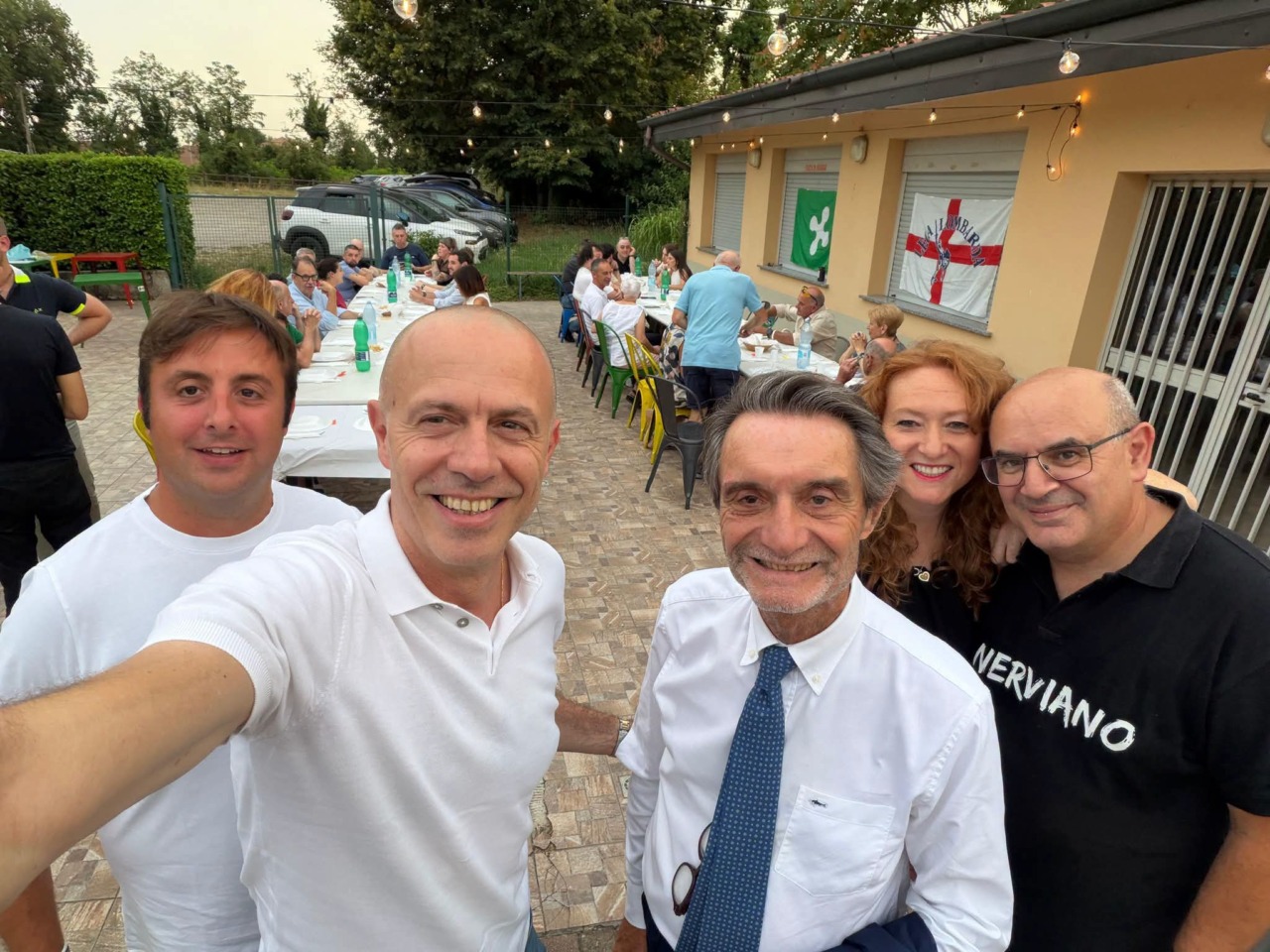 Apericena della Lega col Governatore Attilio Fontana, obiettivo: elezioni comunali 2027