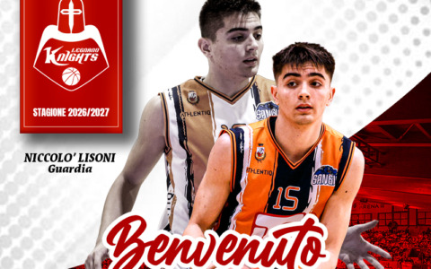 Knights, tra futuro e continuità: Lisoni chiude il roster, Giglietti resta assistant coach