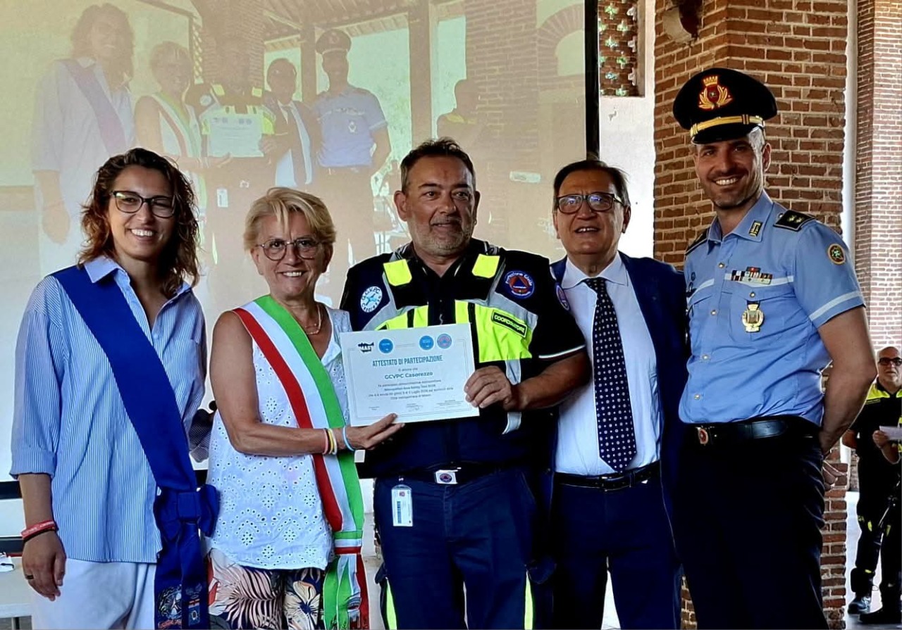 Oltre 200 ore di servizio alle Olimpiadi: encomio per la Protezione civile