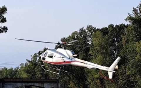 Incendio in zona Gambarina, contenuta l’emergenza ora si tiene monitorata la zona