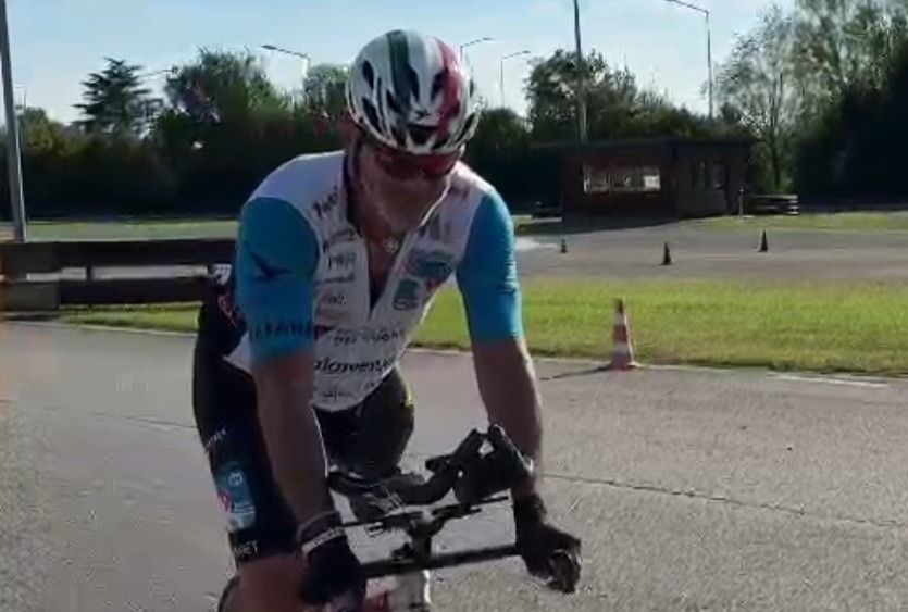 L’atleta paralimpico Andrea Devicenzi cerca il nuovo record