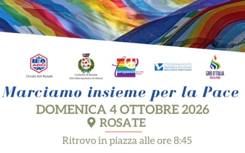 Rosate si prepara per la Marcia della Pace