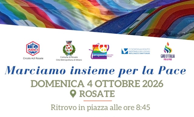 Rosate si prepara per la Marcia della Pace