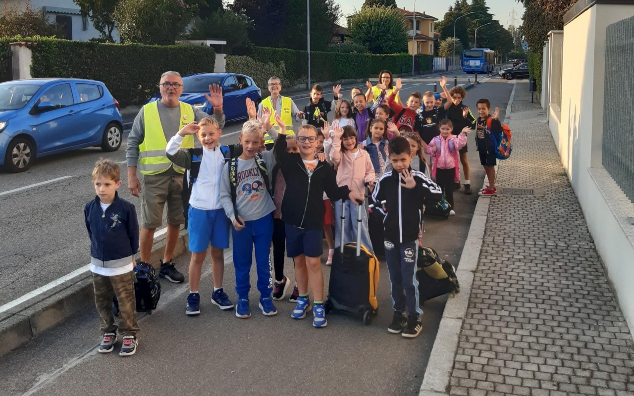 Ripartito il servizio Pedibus di Santo Stefano Ticino