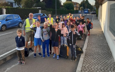 Ripartito il servizio Pedibus di Santo Stefano Ticino