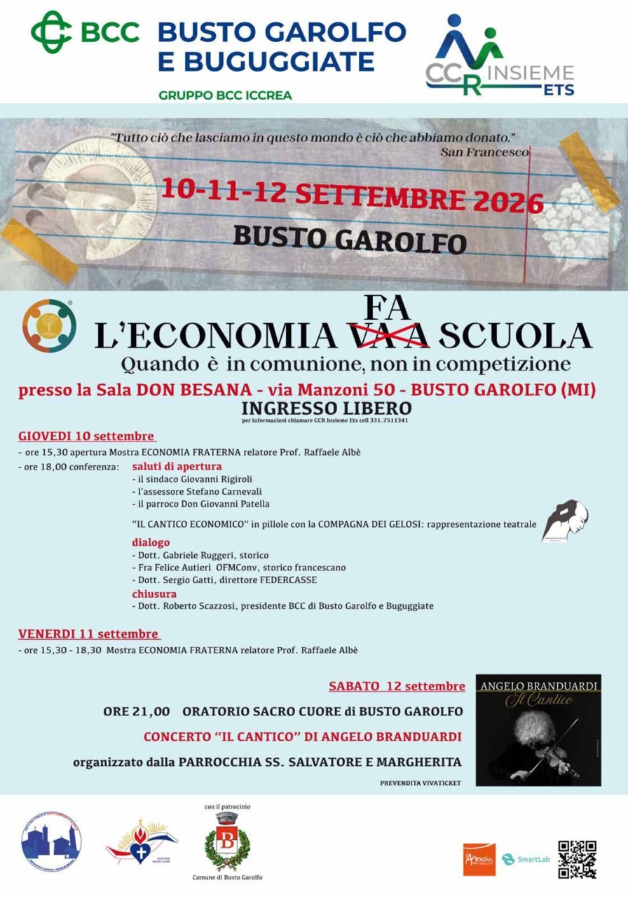 “San Francesco sfida l’economia di oggi”: conto alla rovescia per la tre giorni dedicata all’Economia fraterna