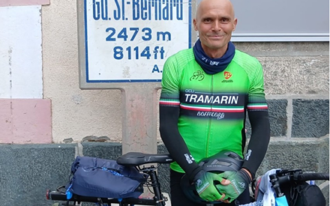 L’impresa di Paolo Rava: 1.950 km in bici lungo la Via Francigena