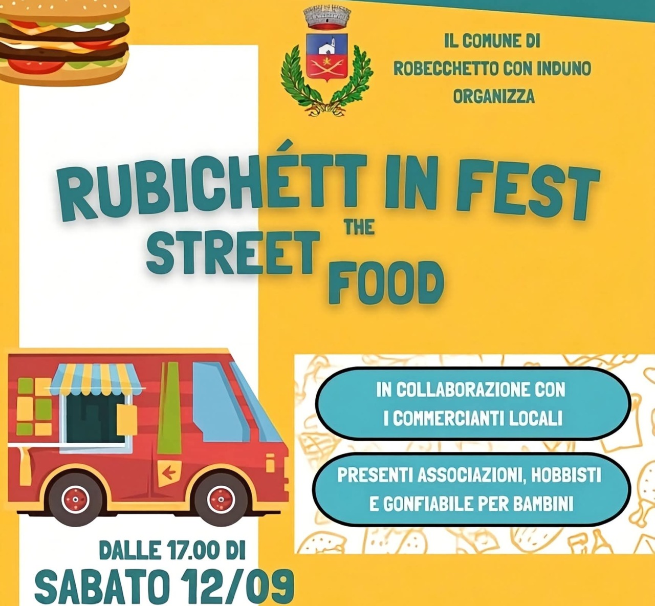 Tutto pronto per Rubichétt in fest: due giorni di street food, musica e divertimento