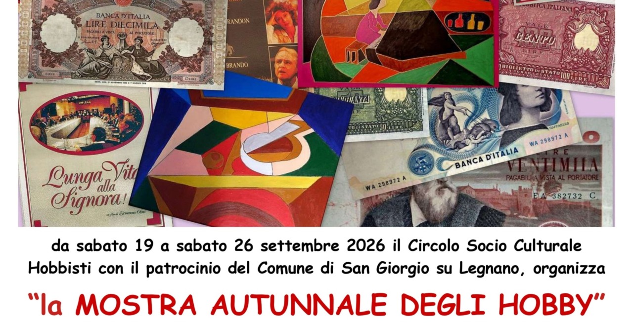 Torna la Mostra Autunnale degli Hobby 2026