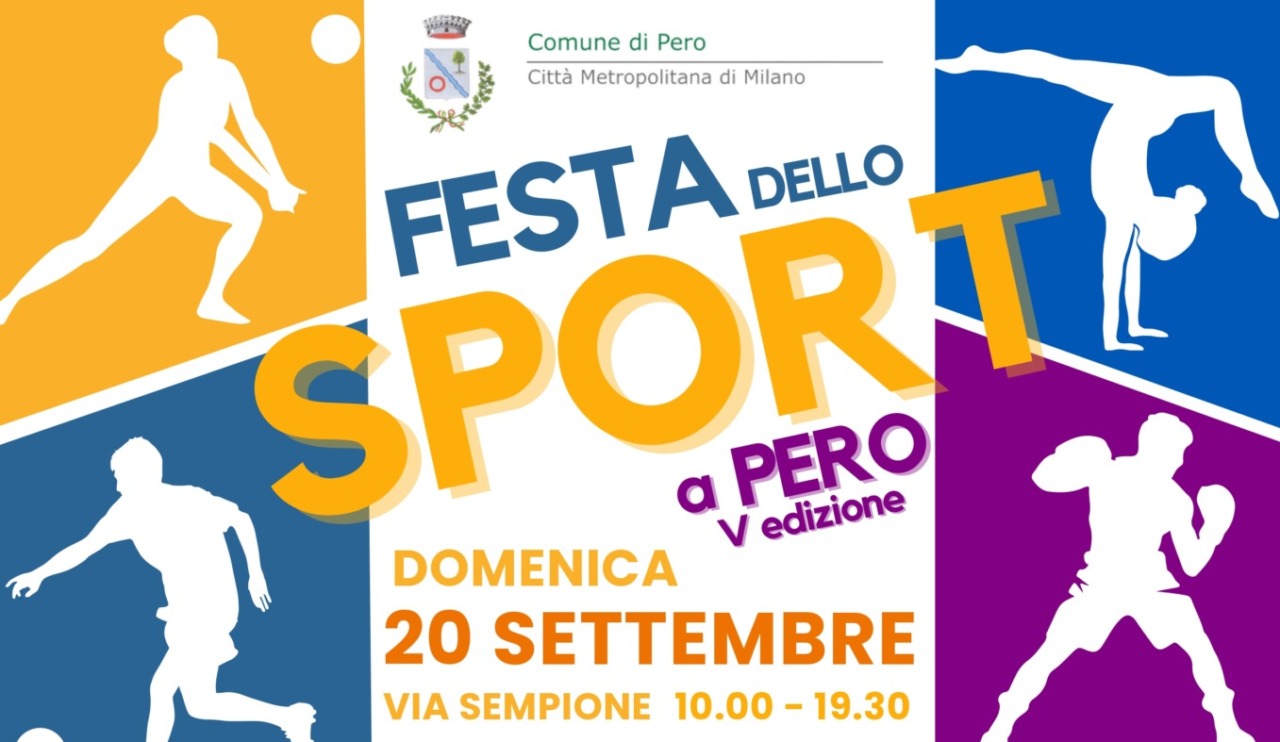 Tutto pronto a Pero per la Festa dello Sport