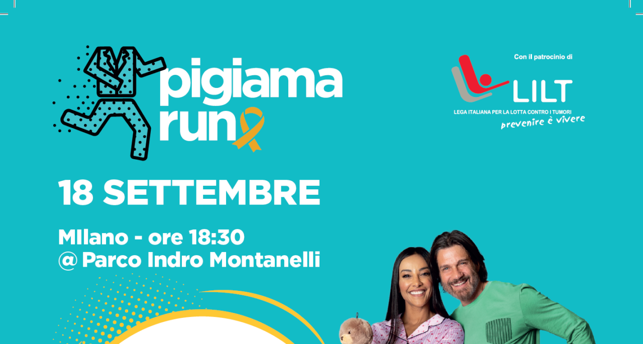 Pigiama Run 2026: venerdì 18 settembre la settima edizione in 35 città