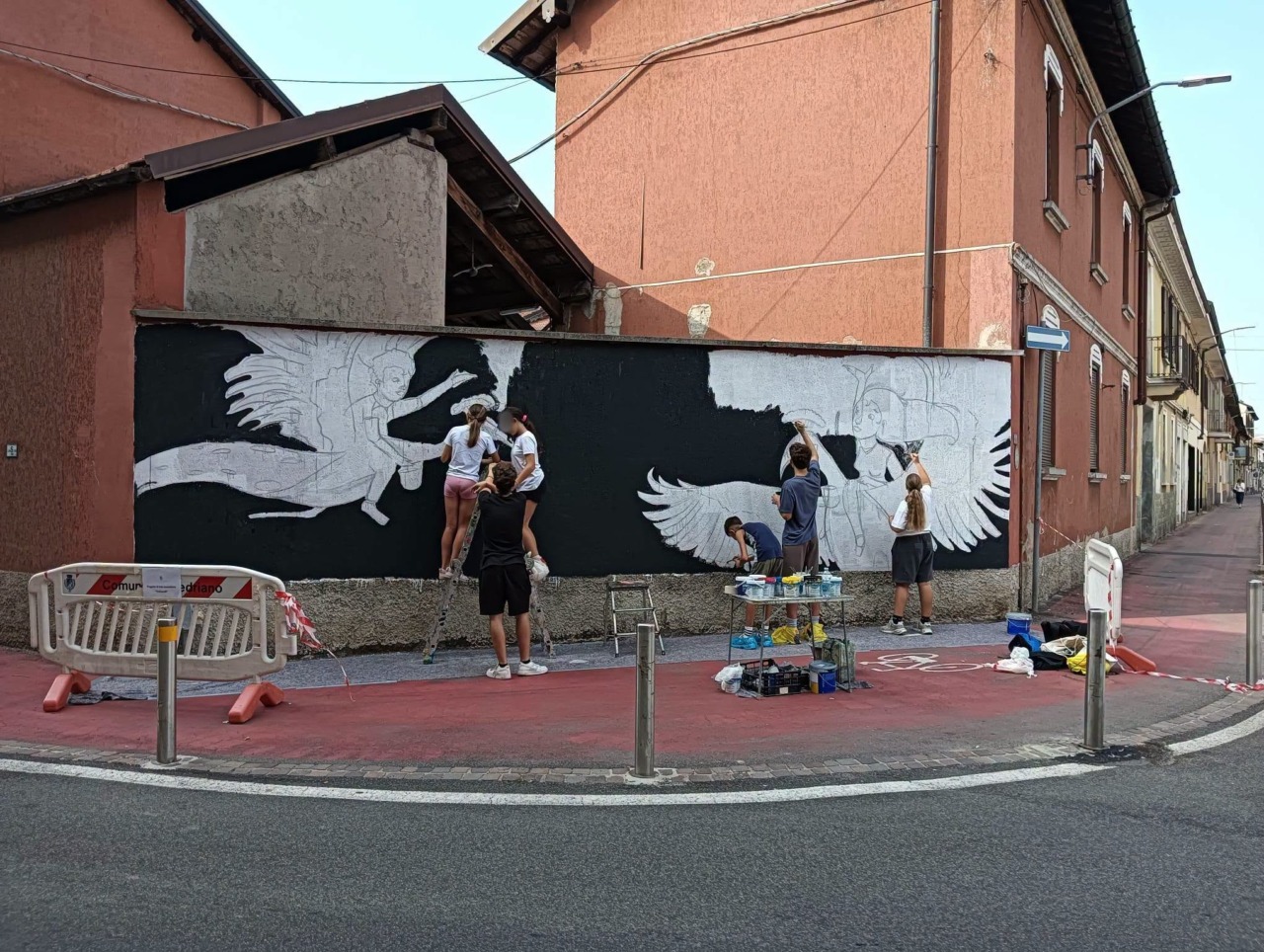 Nuovo murales col progetto «TraGuardi»