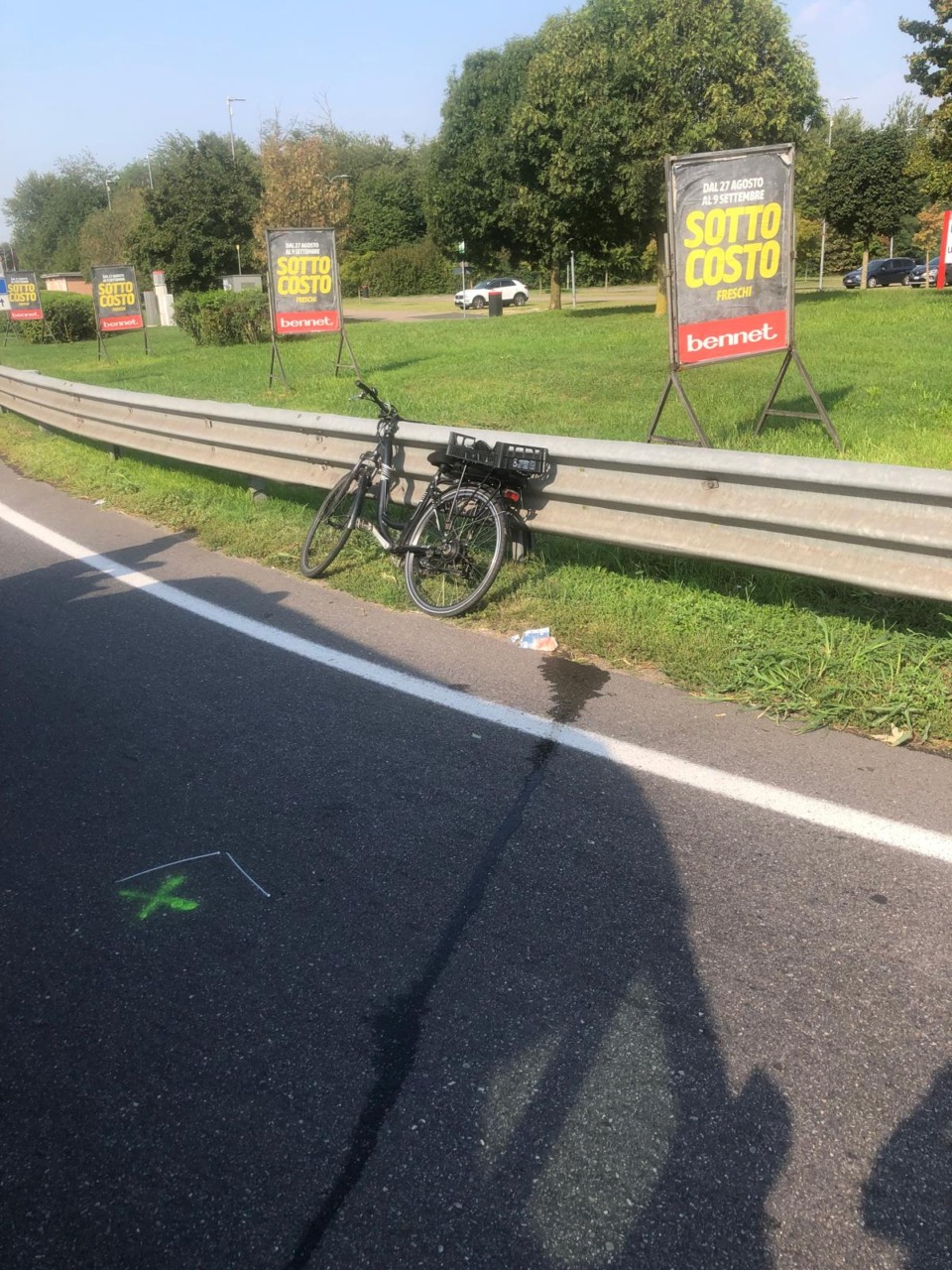Ciclista investito da un’auto pirata