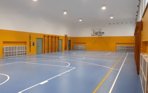 Palestra scuola primaria, conclusa la riqualificazione