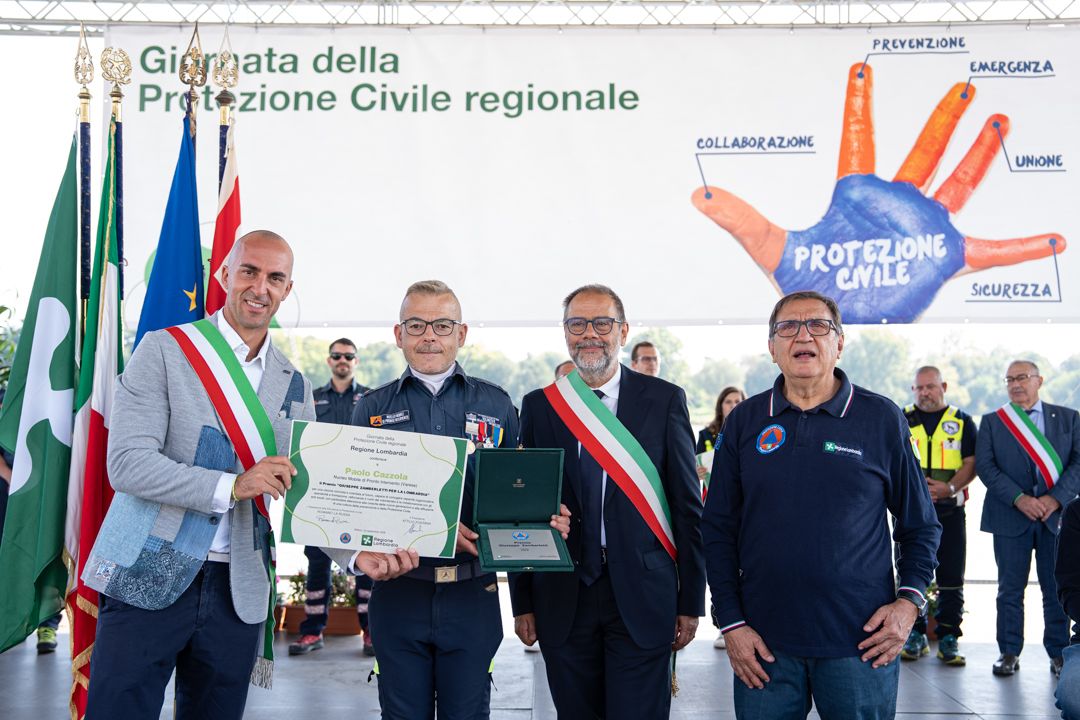 Daniele Dell’Aquila porta Legnano alla Giornata regionale della Protezione civile