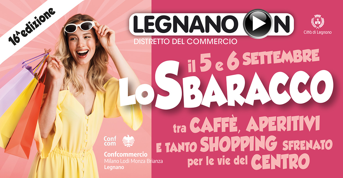 Torna nel weekend “Lo Sbaracco”: a Legnano shopping con sconti nel centro storico