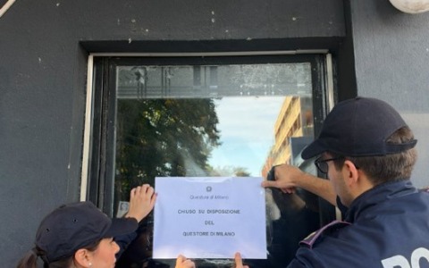 Il Questore di Milano chiude il locale per 15 giorni