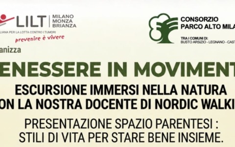 Domenica “Benessere in movimento”: camminata e prevenzione con LILT