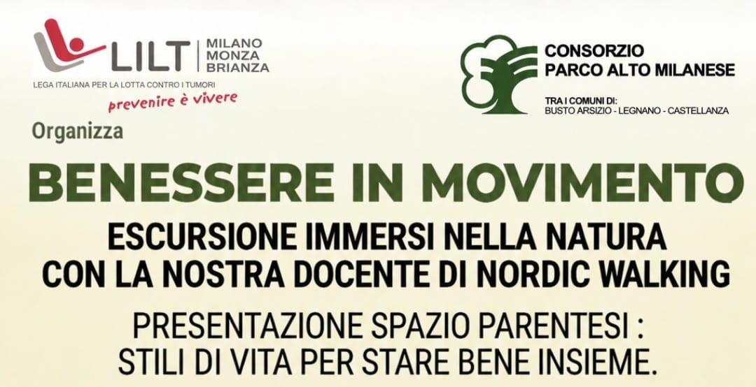 Domenica “Benessere in movimento”: camminata e prevenzione con LILT