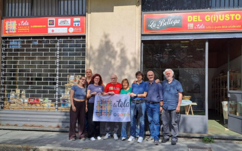 Taglio del nastro a Rescaldina per la “Bottega del G(i)usto”