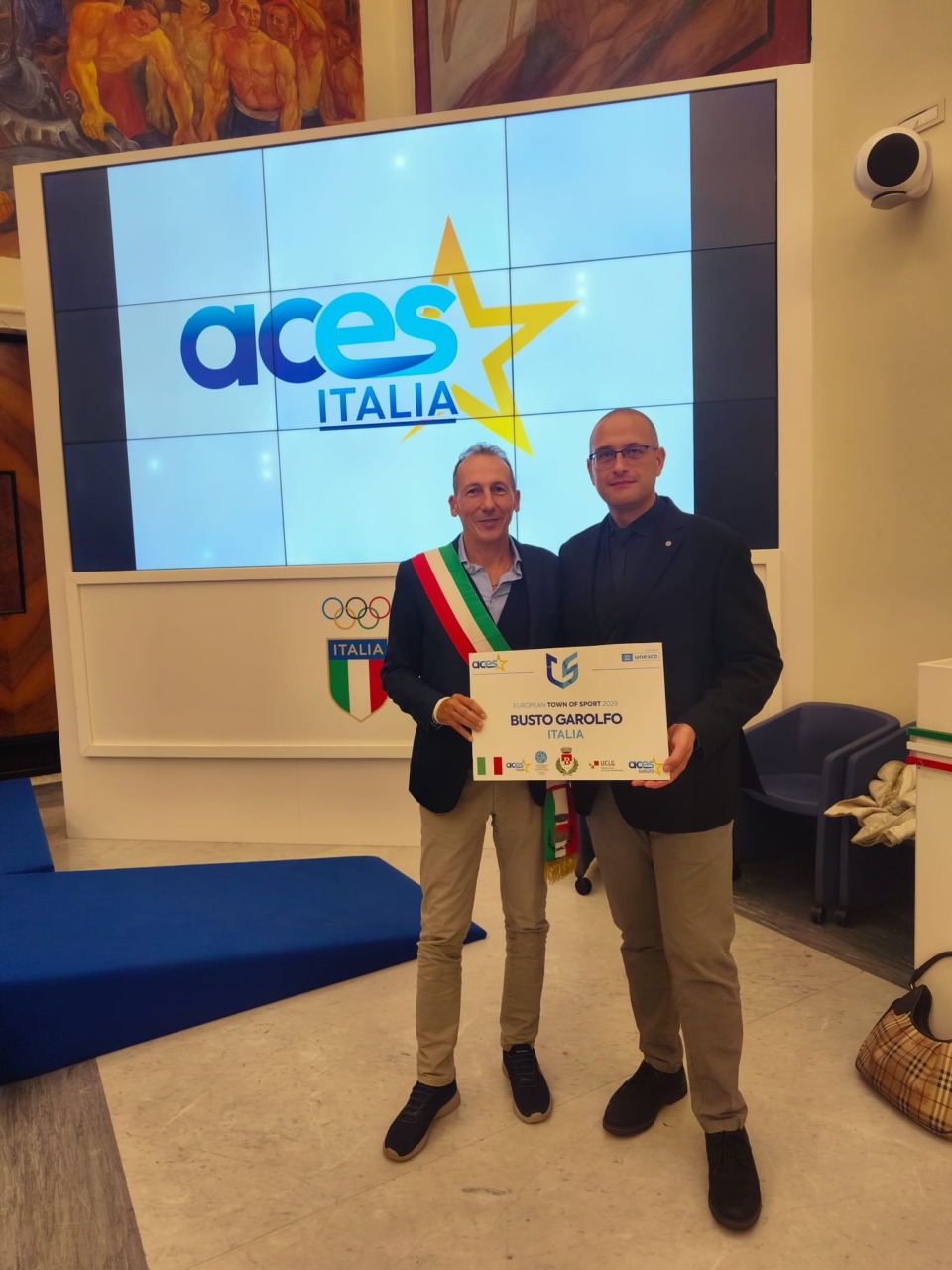 Busto Garolfo Comune Europeo dello Sport 2029: «Adesso viene il bello»
