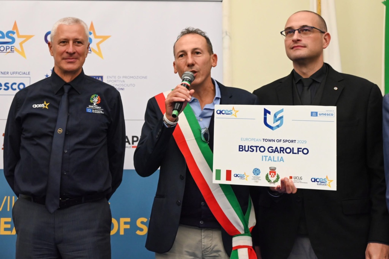 Busto Garolfo Comune Europeo dello Sport 2029: «Adesso viene il bello»