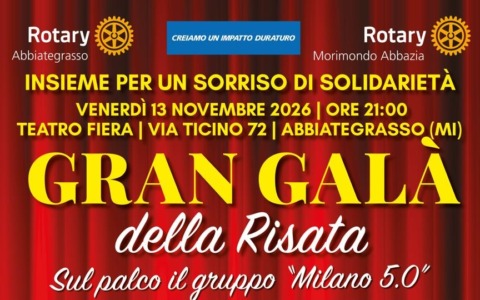 Ad Abbiategrasso il Gran Galà della Risata a favore di Anffas