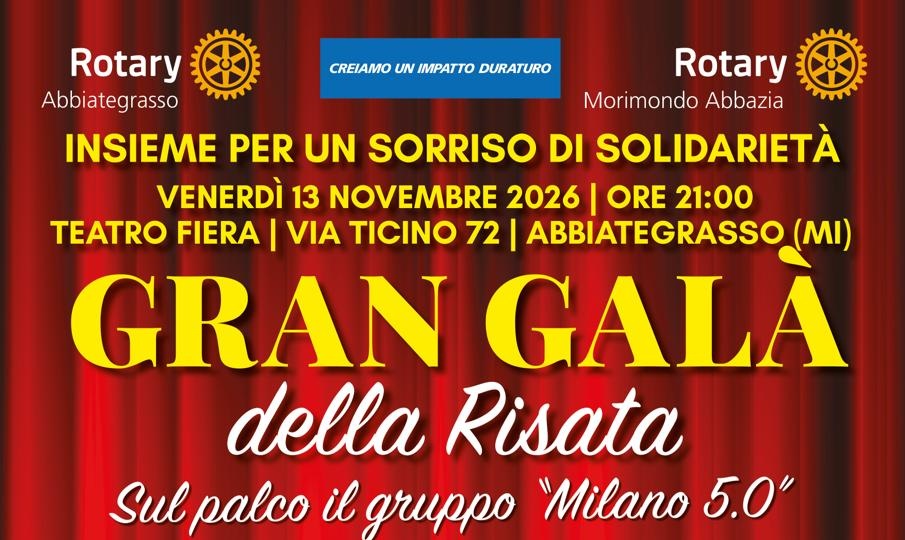 Ad Abbiategrasso il Gran Galà della Risata a favore di Anffas