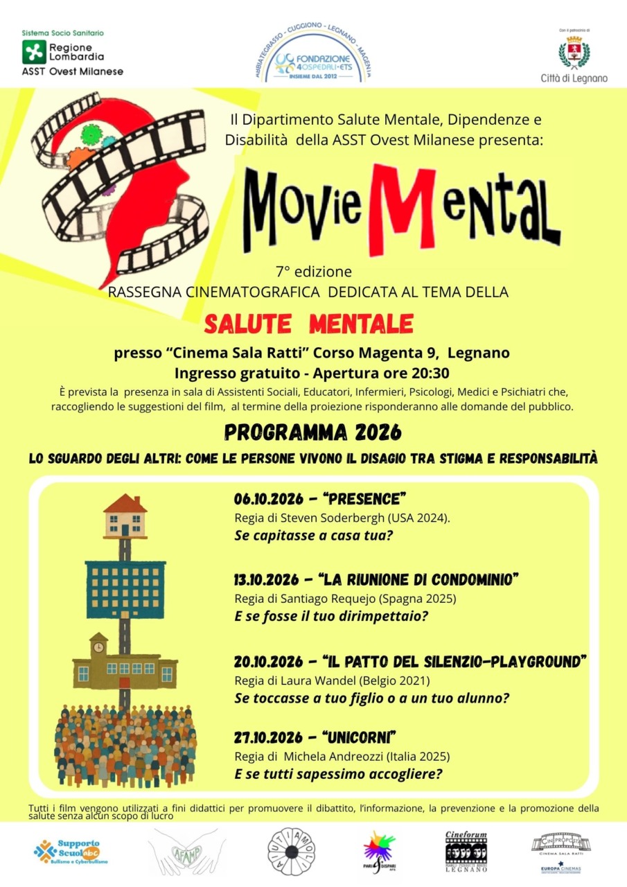 MovieMental, il cinema racconta a salute mentale
